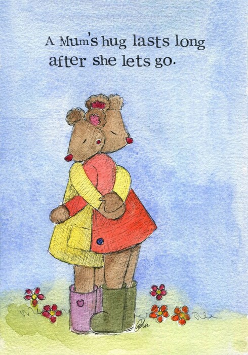 Mum's Hug Single Card, A