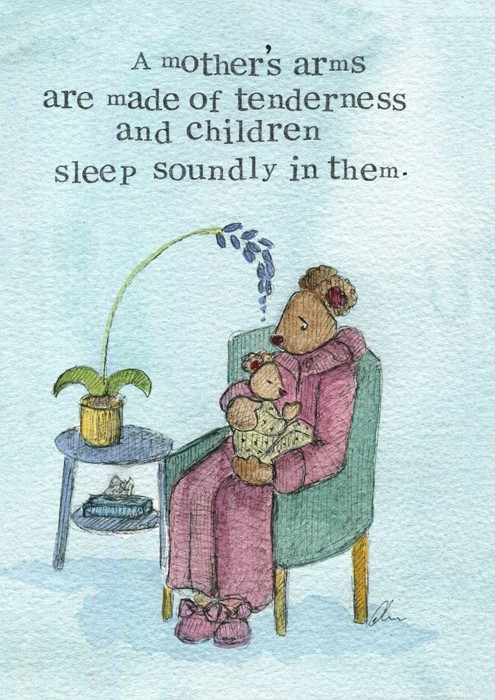 Mother's Arms Single Print, A