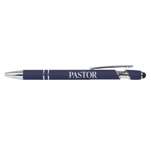 Gift Pen Pastor Navy Stylus Tip