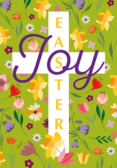 Compassion Charity Easter Cards - Easter Joy/Cross