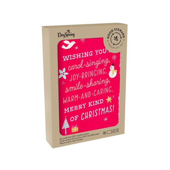Merry Kind of Christmas - Christmas Cards (Pack of 18)