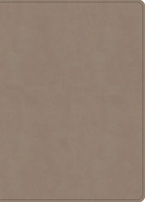 KJV Single-Column Wide-Margin Bible, Sand Leathertouch