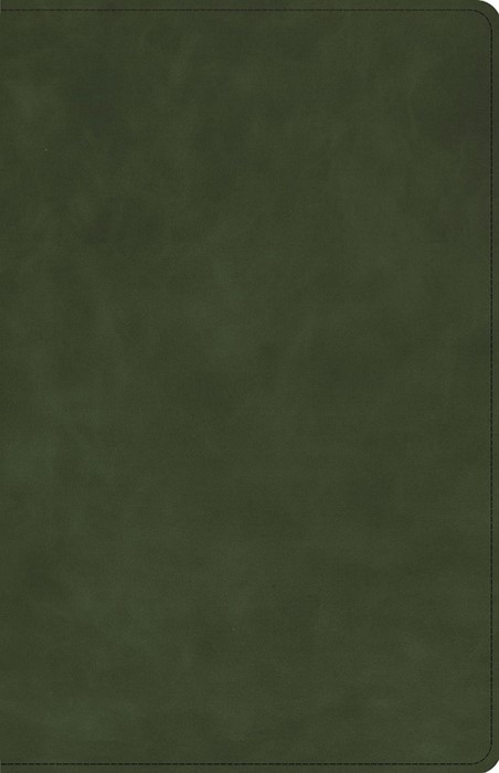 CSB Large Print Personal Size Reference Bible, Olive