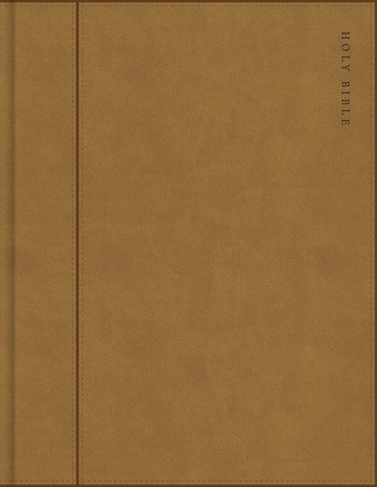 KJV Notetaking Bible, Camel Suedesoft LeatherTouch