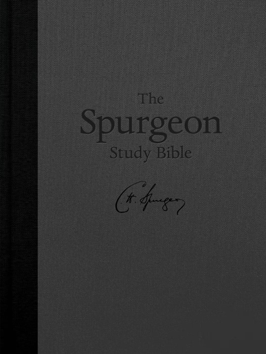 KJV Spurgeon Study Bible, Charcoal Hardcover