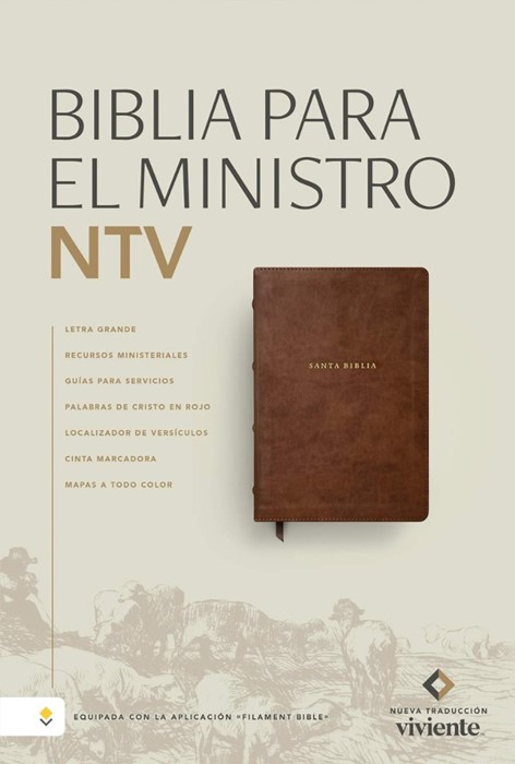 Biblia Para el Ministro NTV, Letra Grande Con Filament