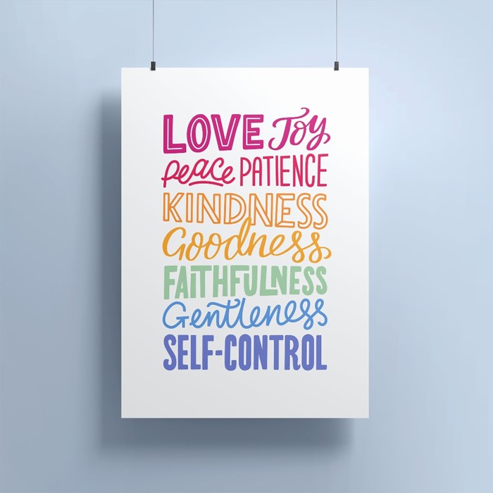 Fruit Of The Spirit A4 Print