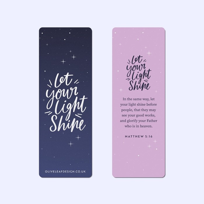 Let Your Light Shine Bookmark