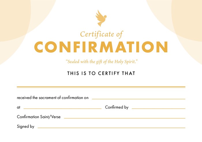 ETC Confirmation Certificate A4 Landscape (pack of 10)
