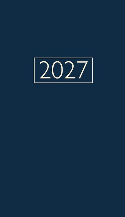 Church Pocket Book Diary with Lectionary 2027, Navy