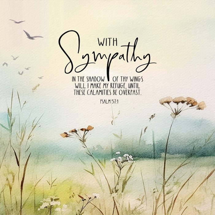 Dawn Field Sympathy Card