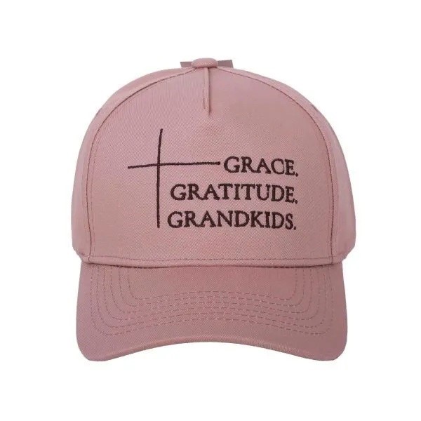 Cap - Grace, Gratitude, Grandkids Pink