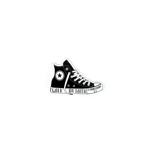 Sticker Vinyl - Walk by Faith (Pack of 5)