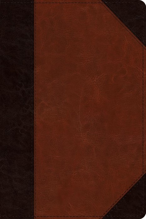 ESV Wide Margin Reference Bible, Brown/Cordovan