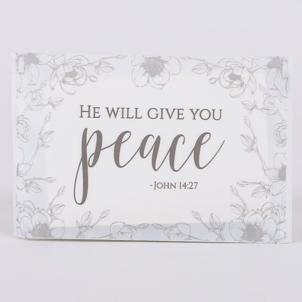 Tissues - He Will Give You Peace (Pack of 12)
