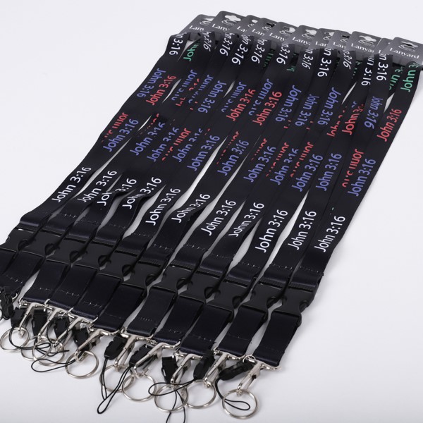 Lanyard John 3:16 Multi-Colour (Pack of 12)