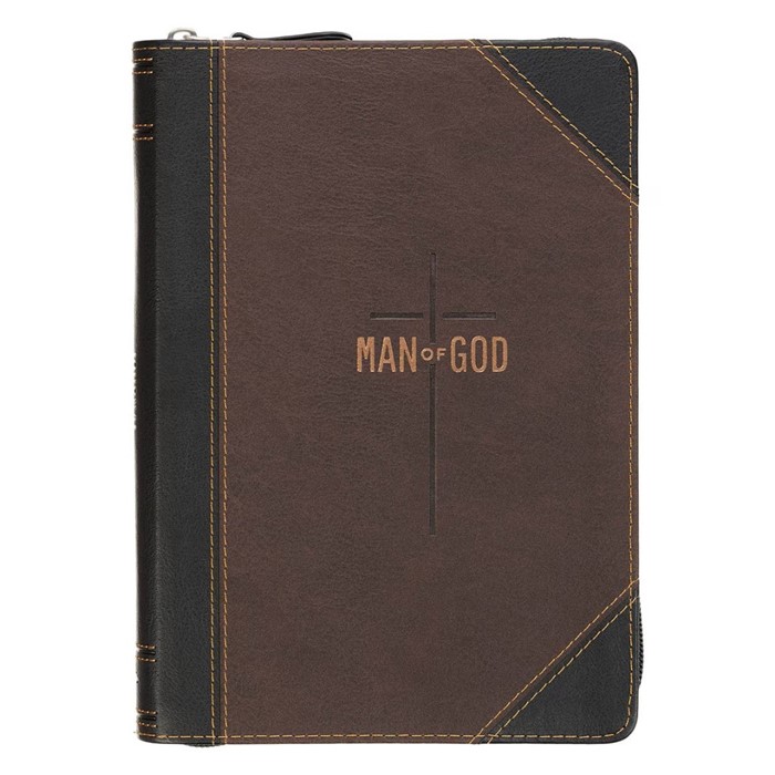 Man of God Classic Journal with Zipper Closure