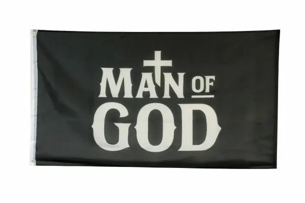 Flag Man of God - 3ft x 5ft
