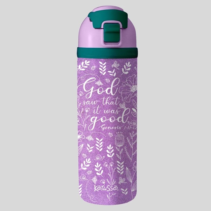 It Was Good Glitter - 24oz Stainless Steel Flip Top Bottle