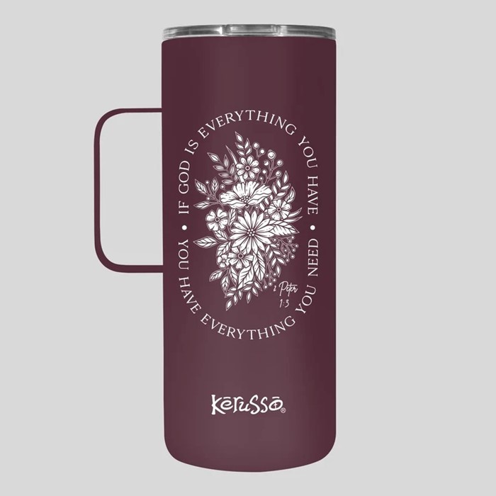 God is Everything - 22oz Stainless Steel Mug with Handle