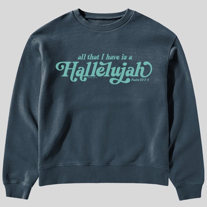 Hallelujah Boxy Crew Fleece 2XL