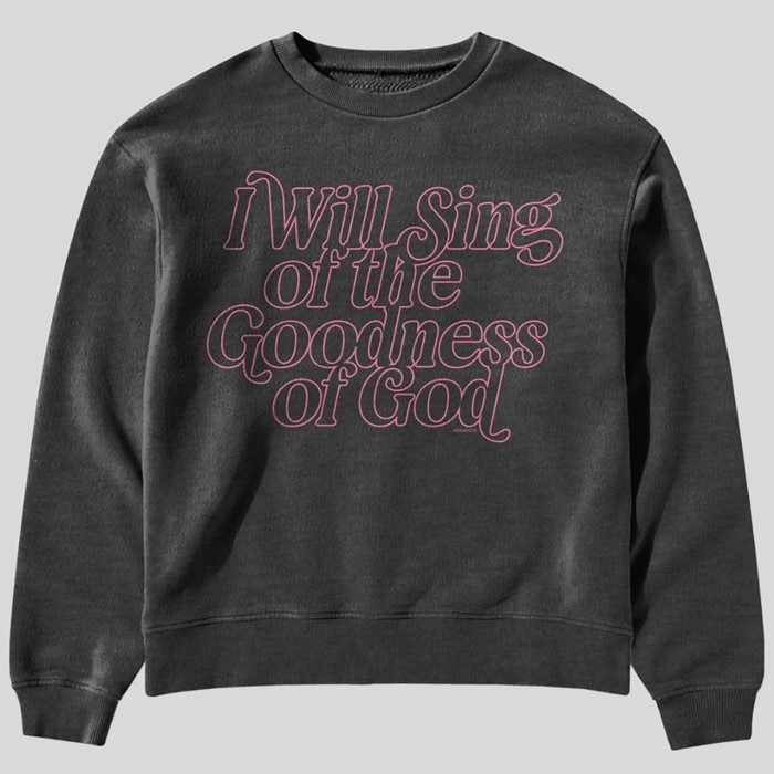 I Will Sing Boxy Crew Fleece Medium