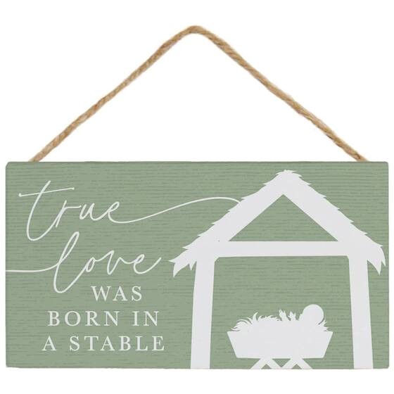 Hanging Plaque - True Love/Stable