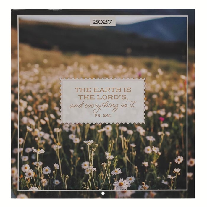 2027 Wall Calendar: The Earth Is The Lords