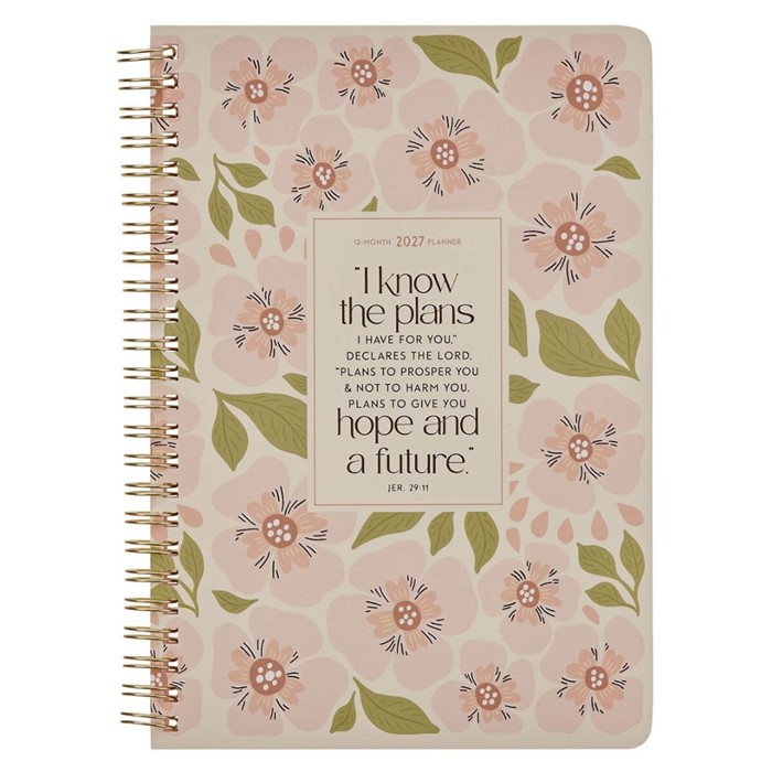 2027 Spiral Weekley Planner: I Know/Plans