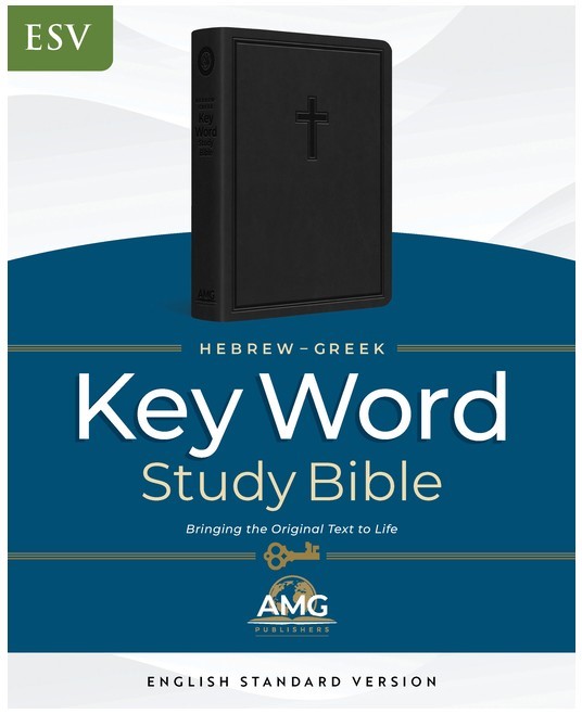 ESV Hebrew-Greek Key Word Study Bible, Black, Indexed