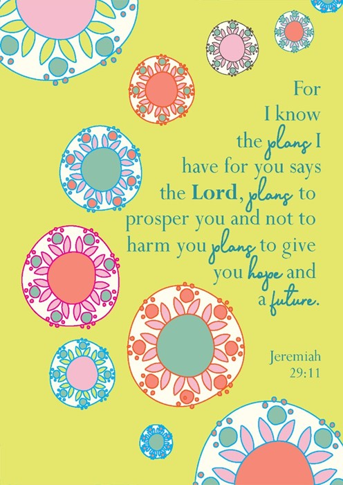 For I Know (Colour Burst) Postcard  - Pack Of 12