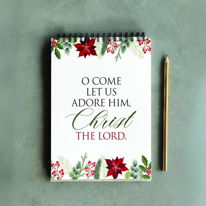 O Come Let Us Adore Him - Jotter Pad (6x4)