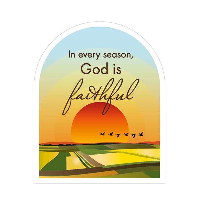 God Is Faithful Sticker