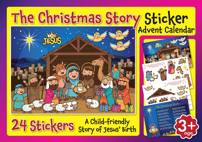 The Nativity Story Advent Sticker Sheet