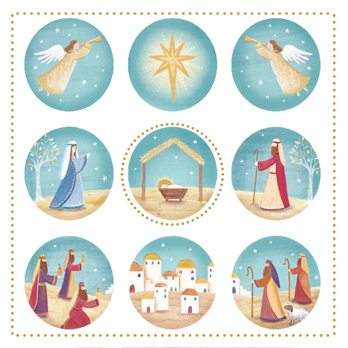 Tearfund - Nativity Circles - (Pack Of 10)