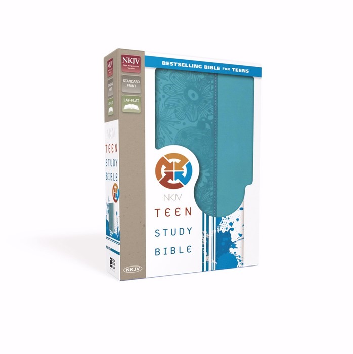 NKJV Teen Study Bible IL Blue (9780310752349): Lawrence O. Richards,  Richard: Equipping the Church