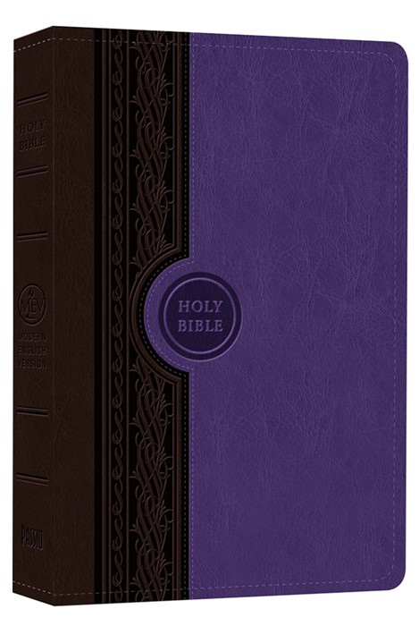 MEV Thinline Reference Bible (English Violet/Brown)