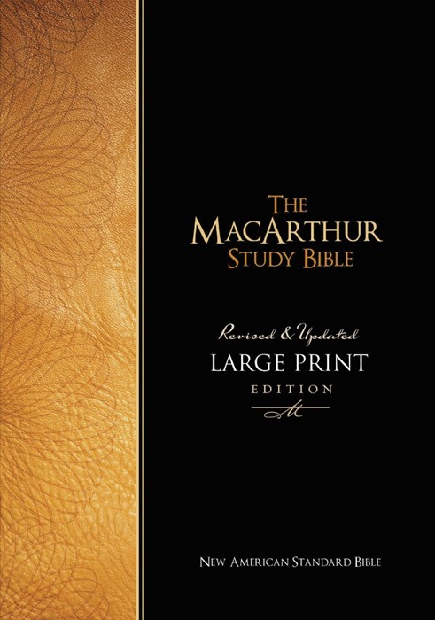 NASB Macarthur Study Bible Large Print Indexed