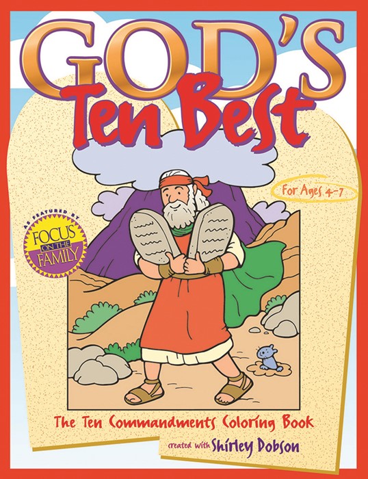 God's Ten Best Colouring Book