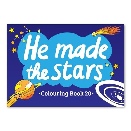 He Made the Stars, Colouring Book