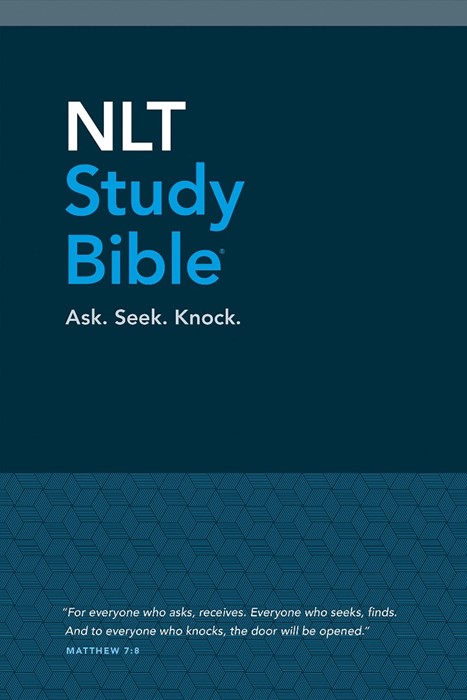 NLT Study Bible, Blue Cloth