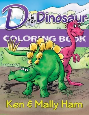 D is for Dinosaur Colouring Book