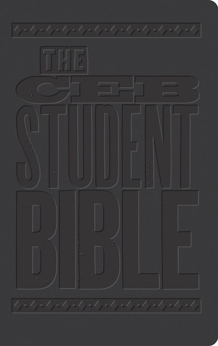 CEB Student Bible Black Decotone