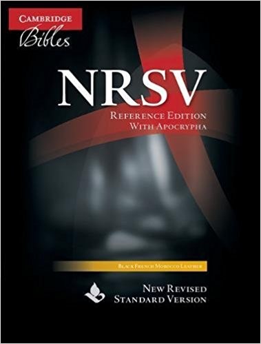NRSV Reference Bible with Apocrypha, French Morocco Leather