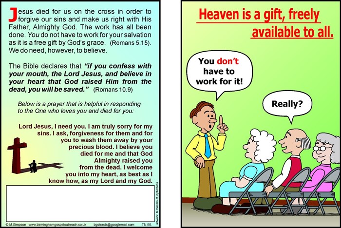 Tracts: Visa For Heaven 50-Pack