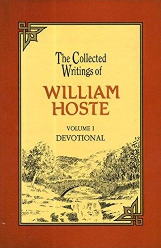 Collected Writings of Hoste Vol 1