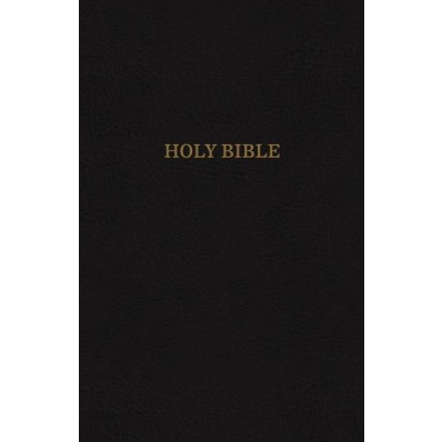 KJV Reference Bible, Black, Personal Size Giant Print