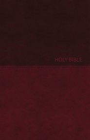 NKJV Value Thinline Bible, Burgundy, Large Print