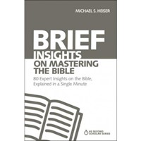 Brief Insights On Mastering The Bible (Paperback)