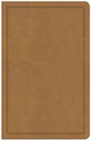 CSB Deluxe Gift Bible, Tan LeatherTouch (Imitation Leather)